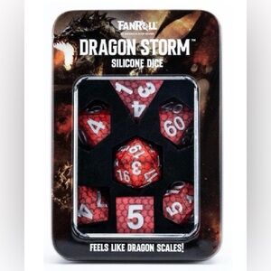 FanRoll - Dragon Storm Silicone Dice Set